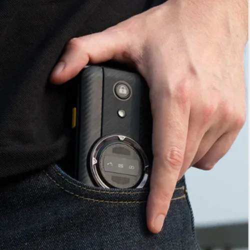 AGM M8 FLIP Μαύρο αδιάβροχο κινητό τηλέφωνο με πορτάκι ανθεκτικό σε πτώση IP68/IP69K, Dual Sim με Bluetooth, USB, SD, οθόνη 2.8"