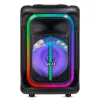 Akai ABTS-15 Pro Volcano Μαύρο φορητό Party speaker τρόλεϊ με Bluetooth, USB, SD, AUX, FM, LED, AWS με τηλεχειριστήριο, 2 ασ. μι