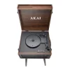 Akai ATT-101 BT Πικάπ βαλίτσα με πόδια, Bluetooth in/out, εγγραφή και αναπαραγωγή από USB/SD, Aux-In, ενσωματωμένα ηχεία και προ