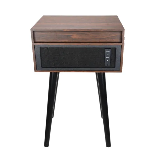 Akai ATT-101 BT Πικάπ βαλίτσα με πόδια, Bluetooth in/out, εγγραφή και αναπαραγωγή από USB/SD, Aux-In, ενσωματωμένα ηχεία και προ