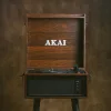 Akai ATT-101 BT Πικάπ βαλίτσα με πόδια, Bluetooth in/out, εγγραφή και αναπαραγωγή από USB/SD, Aux-In, ενσωματωμένα ηχεία και προ