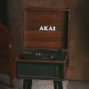 Akai ATT-101 BT Πικάπ βαλίτσα με πόδια, Bluetooth in/out, εγγραφή και αναπαραγωγή από USB/SD, Aux-In, ενσωματωμένα ηχεία και προ