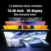AGM PAD P1 10.36" Γκρι αδιάβροχο Τablet IP68/IP69K με Bluetooth, USB, SD, 2 Nano SIM, 4G, 2K, GPS, Android 13 με θήκη