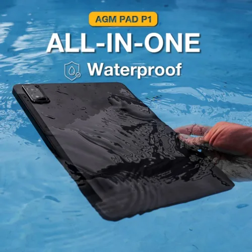 AGM PAD P1 10.36" Γκρι αδιάβροχο Τablet IP68/IP69K με Bluetooth, USB, SD, 2 Nano SIM, 4G, 2K, GPS, Android 13 με θήκη