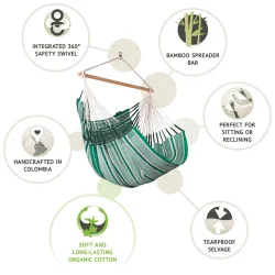 Αιώρα κάθισμα από Οργανικό Βαμβάκι habana agave | comfort