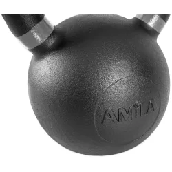 Kettlebell Cast Iron 6 kg - Μαύρο / Λευκό