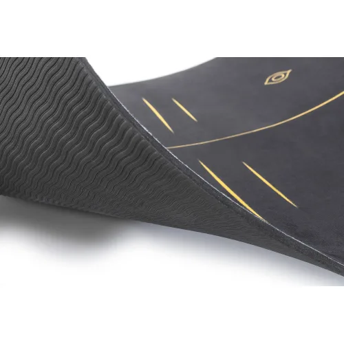 Στρώμα Yoga Pilates Mantala TPE & Suede 173x60x0,6cm - Μαύρο