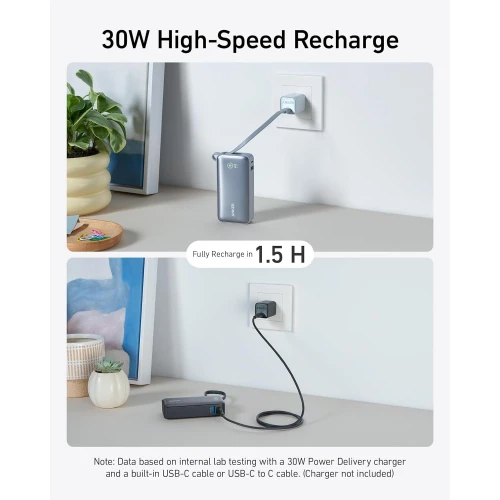 ANKER Nano 545 PowerBank 10,000mAh PD 30W Max Output