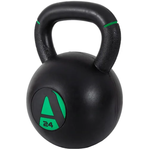 Kettlebell Original Rubber 24 kg - Μαύρο / Πράσινο