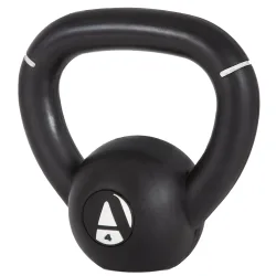 Kettlebell Original Rubber 4 kg - Μαύρο / Λευκό
