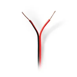 Nedis Καλώδιο ηχείων 2x 0,50 mm² σε κουλούρα 100 μέτρων