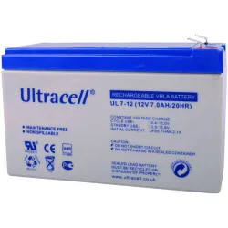 Ultracell UL7-12 Μπαταρία UPS με Χωρητικότητα 7Ah και Τάση 12V