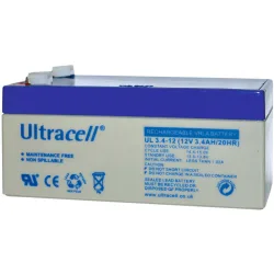 Ultracell UL3.4-12 Μπαταρία UPS με Χωρητικότητα 3.4Ah και Τάση 12V