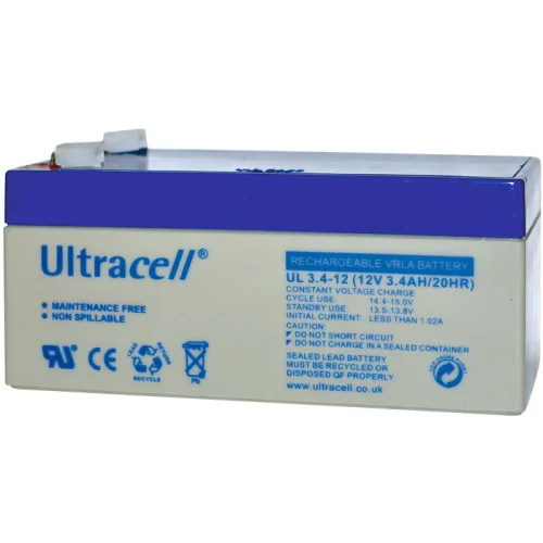 Ultracell UL3.4-12 Μπαταρία UPS με Χωρητικότητα 3.4Ah και Τάση 12V