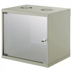 INT 714167 FLATPACK Επιτοίχια καμπίνα 19", 9U (540x400), Flatpack, γκρι