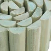 Ξύλινος Φράχτης σε Ρολό Ø4,5 × 30 × 180 εκ. – Roll Border Κήπου