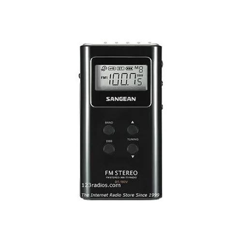 Sangean DT-120 BLACK - Φορητό Ραδιόφωνο