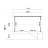 Ξύλινο παιδικό σπίτι - Pingo 200 x 120εκ.
