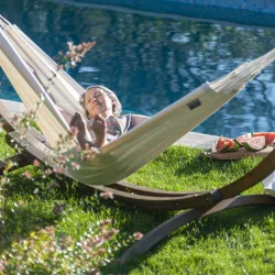 Αιώρα από οργανικό βαμβάκι Modesta Latte ΠΑΝΙ ΑΙΩΡΑΣ ΟΡΓΑΝΙΚΟ ΒΑΜΒΑΚΙ MODESTA LATTE | ΜΟΝΟ