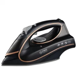 First Austria FA-5627-3-BA Μαύρο Ατμοσίδερο με κεραμική πλάκα 450 ml, 3200 W First Austria FA-5627-3-BA Μαύρο Ατμοσίδερο με κεραμική πλάκα 450 ml, 3200 W