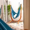 Αιώρα κάθισμα από οργανικό βαμβάκι Udine Blue Zebra - με βάση