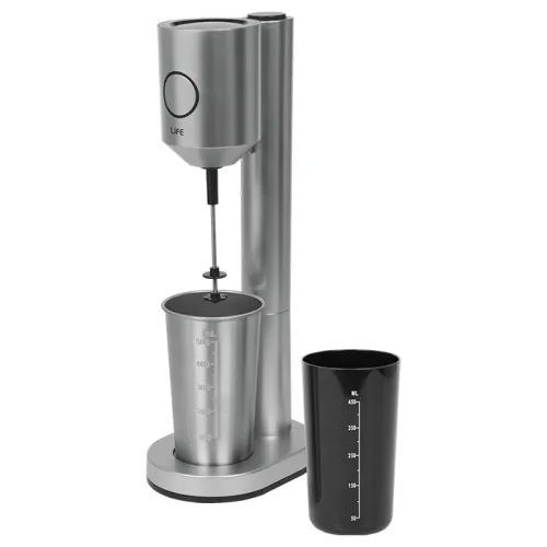 LIFE LA REINE Φραπεδιέρα με 1 inox + 1 πλαστικό ποτήρι και πλήκτρο push