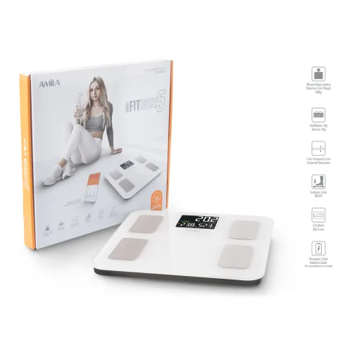 Ζυγαριά Smart Fit Body 5 - Λευκό