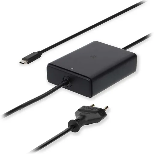 NEDIS Universal φορτιστής / τροφοδοτικό GaN για smartphone / laptop 45W, με αυτόματη επιλογή τάσης εξόδου NBAU45110BK
