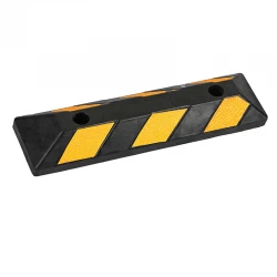 BORMANN Pro BPP2490 Στοπ Τροχών Λαστιχένιο 55cm Με Ανακλαστικές Ταινίες BORMANN Pro BPP2490