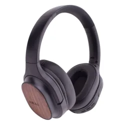 Akai BTH-W150ANC Ασύρματα over ear αναδιπλούμενα bamboo ακουστικά με Bluetooth, ΑNC, NTC, handsfree και Hifi Stereo Sound