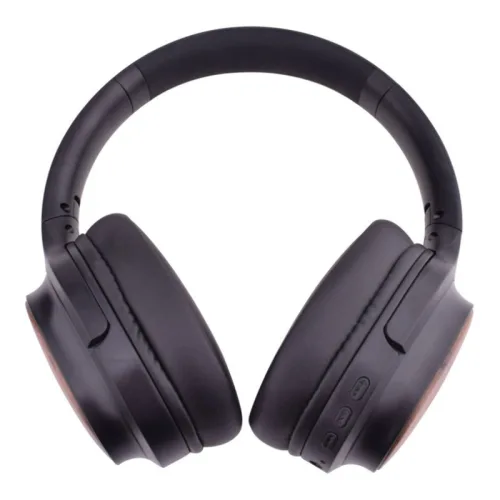 Akai BTH-W150ANC Ασύρματα over ear αναδιπλούμενα bamboo ακουστικά με Bluetooth, ΑNC, NTC, handsfree και Hifi Stereo Sound