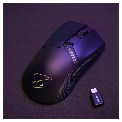 GIGABYTE MOUSE OPTICAL WIRELESS GAMING  AORUS M6 USB BLACK
