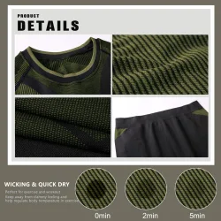 TACΤ SET ΙΣΟΘΕΡΜΙΚΟ ARMY GREEN CAMPO (XL)