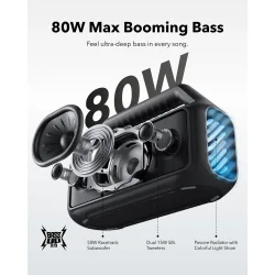 ANKER Soundcore Boom 2 Outdoor BT Speaker, 80W