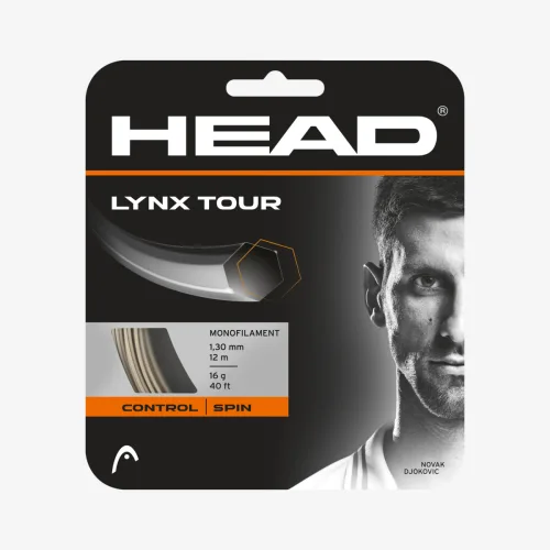 LYNX TOUR 200m - ΧΟΡΔΗ TENNIS HEAD (1.30mm / CHAMPAGNE)