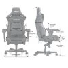 ANDA SEAT KAISER-4 XL Καρέκλα Gaming Δερματίνης Brown