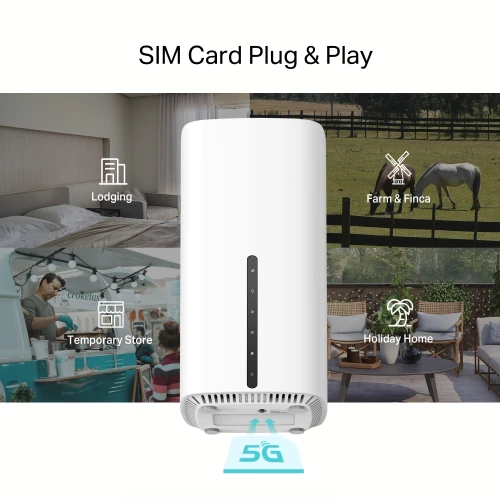 TP-LINK Archer NX200 v2 Ασύρματο 5G Mobile Router Wi‑Fi 6 με 2 Θύρες Gigabit Ethernet