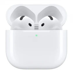 Apple AirPods 4 with Active Noise Cancellation Earbud Bluetooth Handsfree Ακουστικά με Αντοχή στον Ιδρώτα και Θήκη Φόρτισης Λευκά