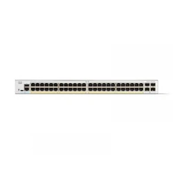 Cisco Catalyst 1300-48P-4X Managed Switch, 48 Port GE, PoE, 4x10GE SFP+, Limited Lifetime Protection (C1300-48P-4X)