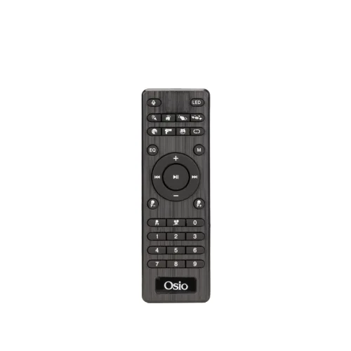 Osio OBT-8050 Φορητό ηχείο Bluetooth με USB, TF, TWS, AUX, LED, RC, FM, τηλεχειριστήριο, ασύρματο μικρόφωνο, είσοδος για μικρόφω