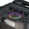 Osio OBT-8050 Φορητό ηχείο Bluetooth με USB, TF, TWS, AUX, LED, RC, FM, τηλεχειριστήριο, ασύρματο μικρόφωνο, είσοδος για μικρόφω