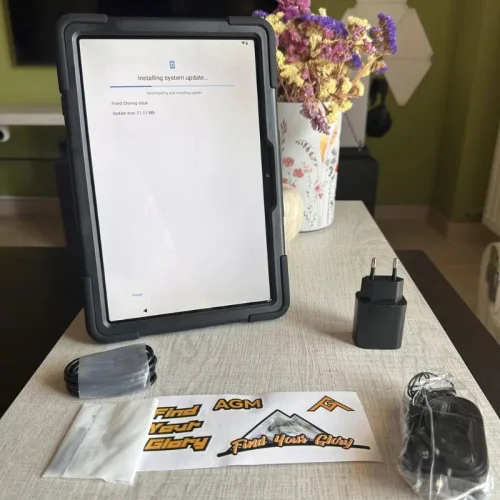 AGM PAD P2 Active σκούρο γκρι Smart αδιάβροχο Tablet IP68 & IP69K (8GB/256GB), 8πύρηνο, Android 14, 4G με Bluetooth, USB, SD, FM
