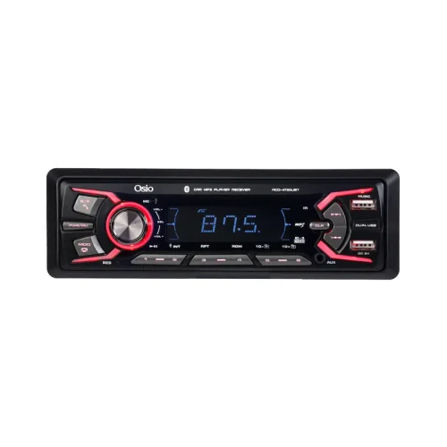 Osio ACO-4720UBT Ηχοσύστημα Αυτοκινήτου με 7 Φωτισμούς FM, 2xUSB, Aux-In, Bluetooth και τηλεχειριστήριο 4 x 45W