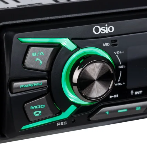 Osio ACO-4720UBT Ηχοσύστημα Αυτοκινήτου με 7 Φωτισμούς FM, 2xUSB, Aux-In, Bluetooth και τηλεχειριστήριο 4 x 45W