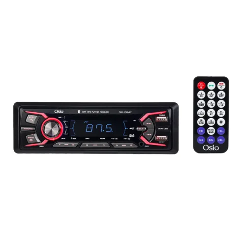 Osio ACO-4720UBT Ηχοσύστημα Αυτοκινήτου με 7 Φωτισμούς FM, 2xUSB, Aux-In, Bluetooth και τηλεχειριστήριο 4 x 45W