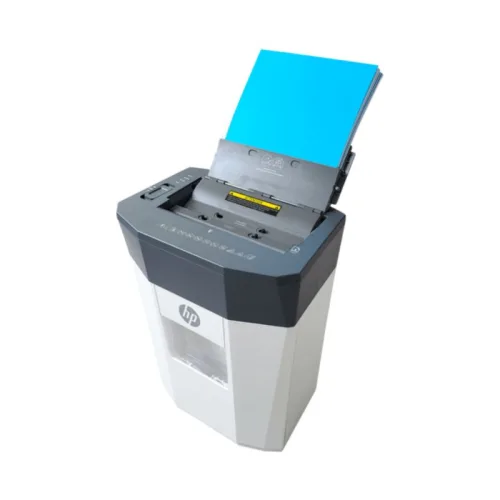HP OneShred Auto 80CC – 2817 Λευκός/Γκρι καταστροφέας εγγράφων και καρτών Cross Cut P4 – 8 Manual/80 Auto x A4 – 15L