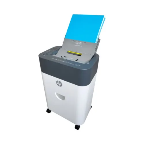 HP OneShred Auto 100CC – 2818 Λευκός/Γκρι καταστροφέας εγγράφων και καρτών Cross Cut P4 – 9 Manual/100 Auto x A4 – 17L