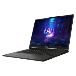 MSI Laptop Stealth A16 AI+ A3XVGG Copilot+ PC 16'' 3840x2400 mLED IPS 120Hz/Ryzen AI 9 HX 370/32GB/1TB SSD NVMe PCIe 4.0/NVidia