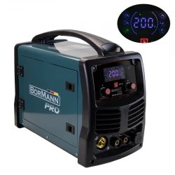 BORMANN Pro BIW4050 Ηλεκτροκόλληση Inverter Απόδοση 250Α/60%, Ψηφ.Οθόνης, Μεγ.Ηλεκτρόδιο 5mm BORMANN Pro BIW4050