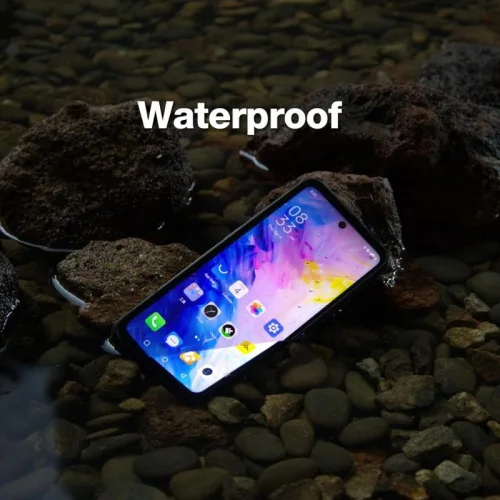 AGM X6 Μαύρο Smart αδιάβροχο κινητό τηλέφωνο 5G, 8πύρηνο, ανθεκτικό σε πτώση IP68/69Κ (8GB/128GB), Android 14 με Bluetooth, USB,